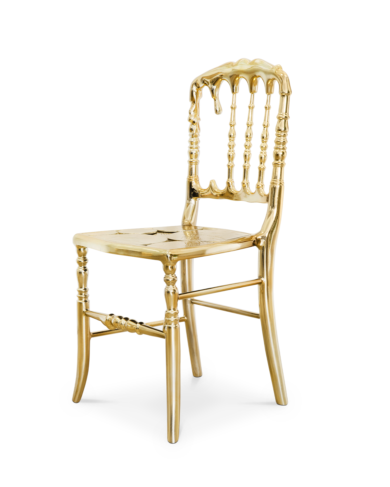 Chaise d’Accent Dorée Empyrean