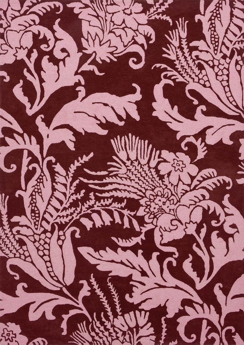 Tapis Baroque Rose