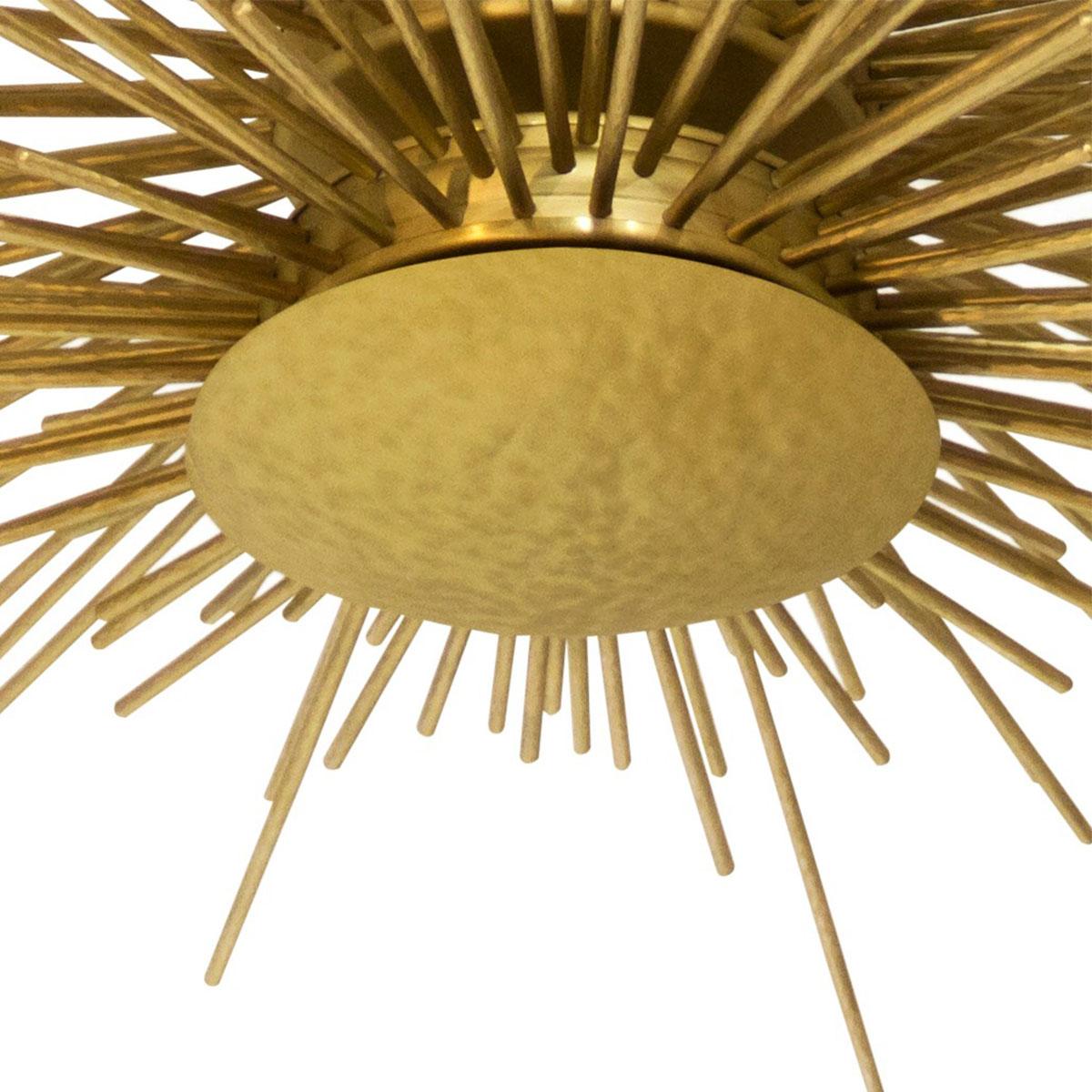 Suspension Soleil en Laiton