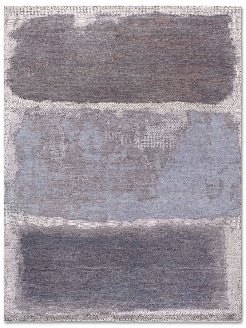 Tapis tissé main Gris Bleu Clair | Taille: 250 x 300 cm