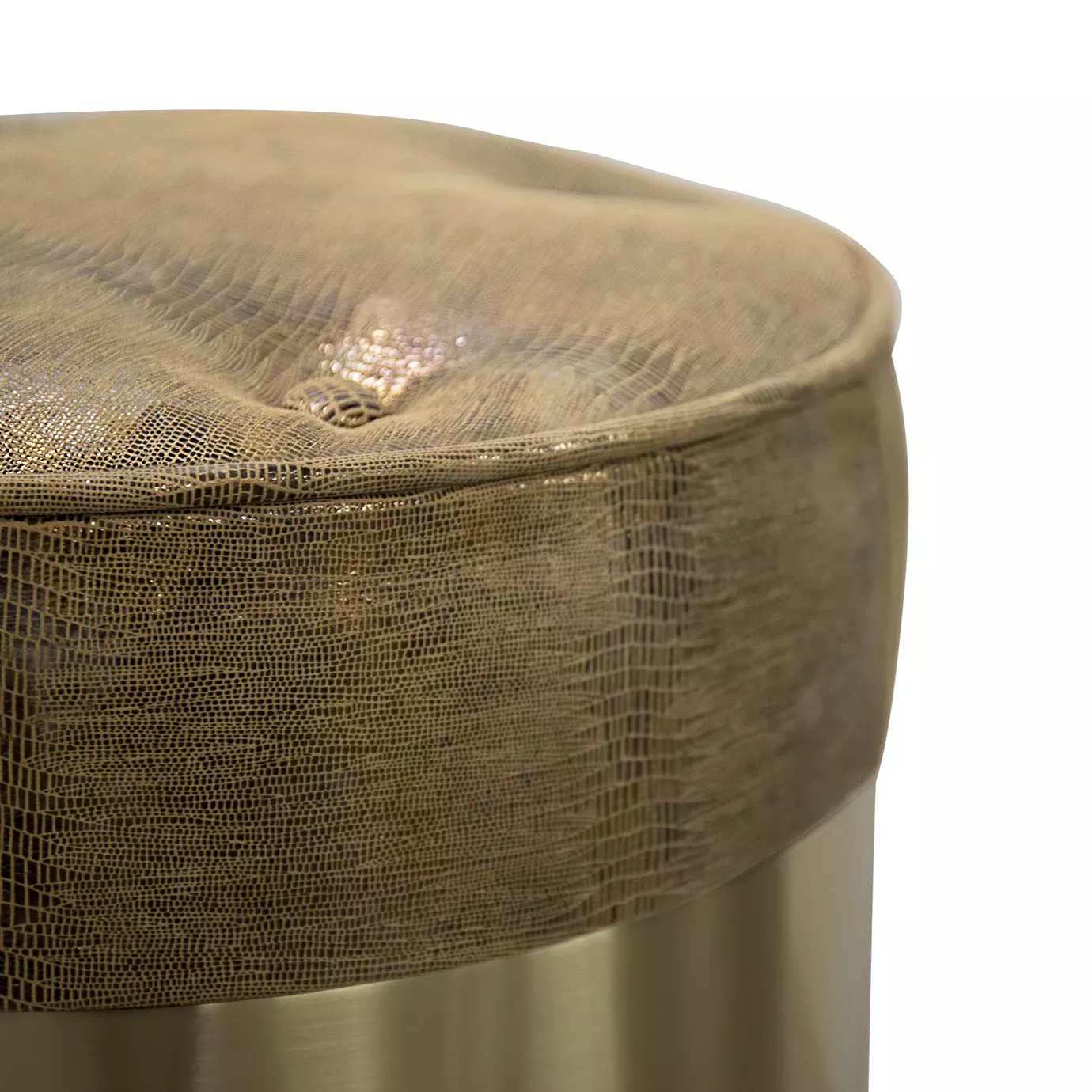 Tabouret en Cuir Olivia