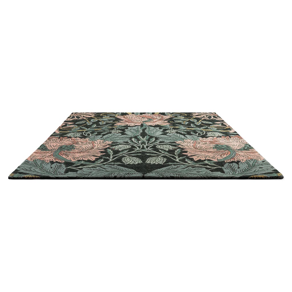 Honeysuckle & Tulip Teal Tapis