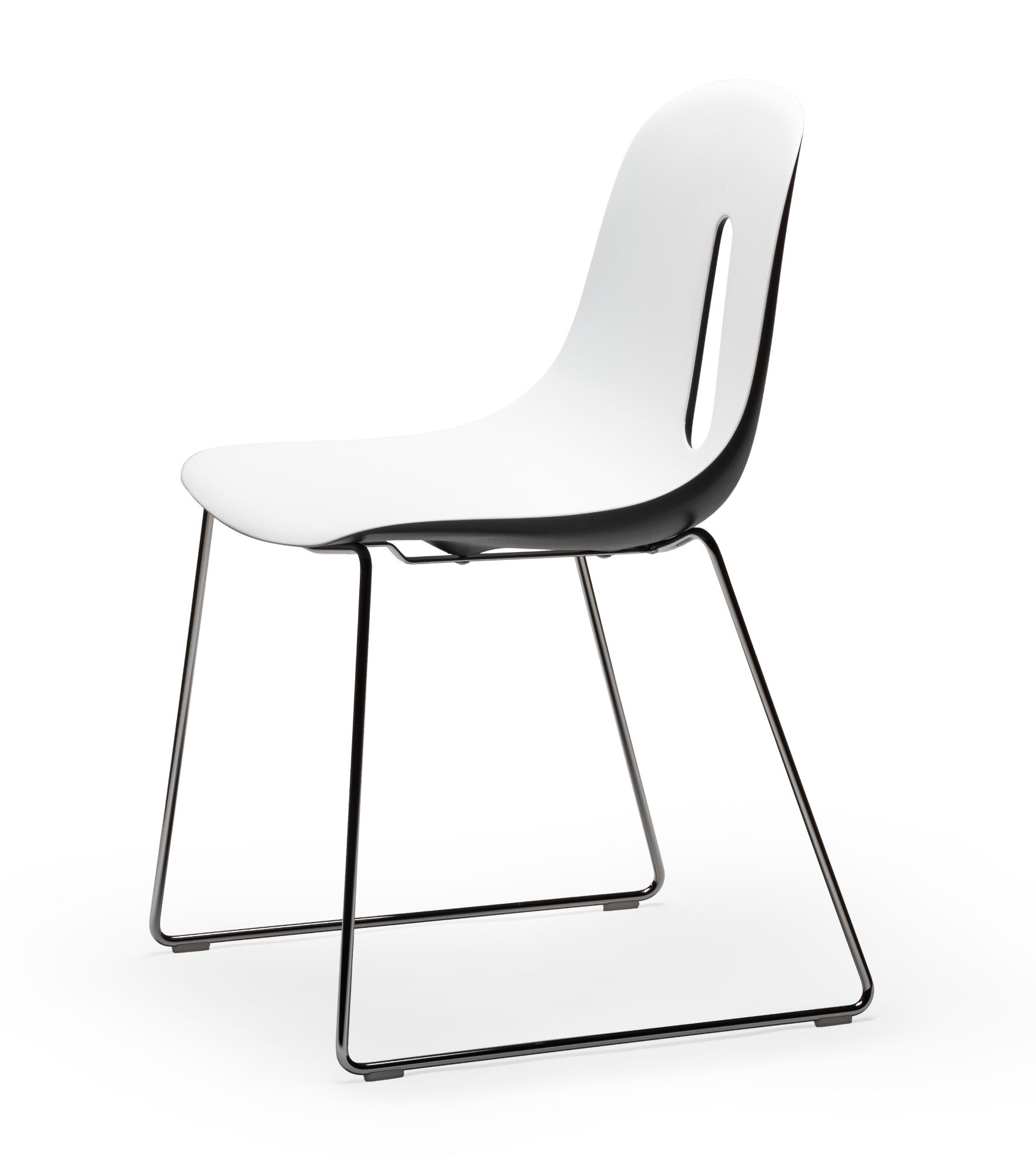 Chaise Gotham SL Noir et Blanc