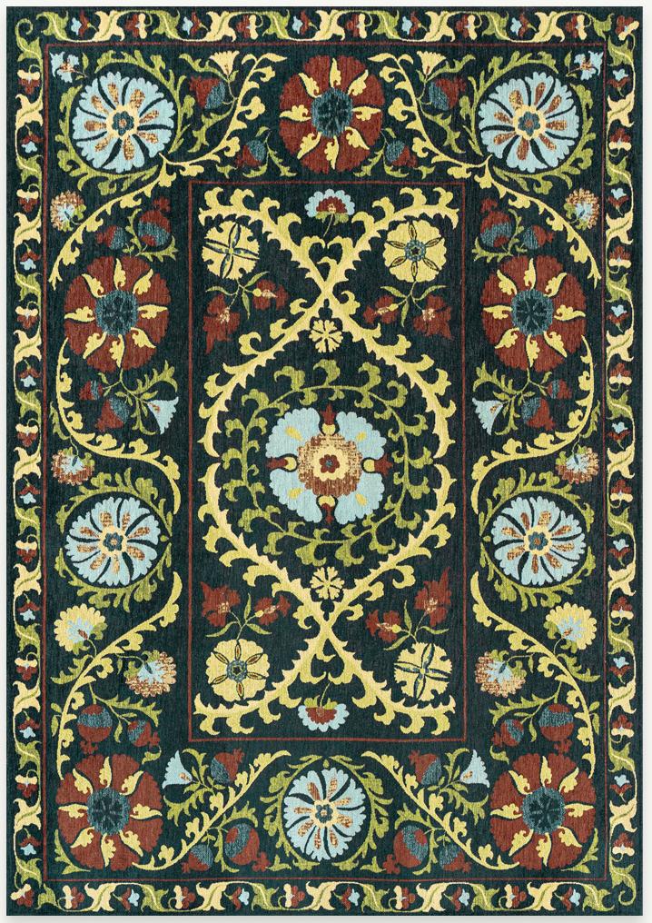 Tapis Suzani «Bavière» 9729 | Taille: 280 x 390 cm