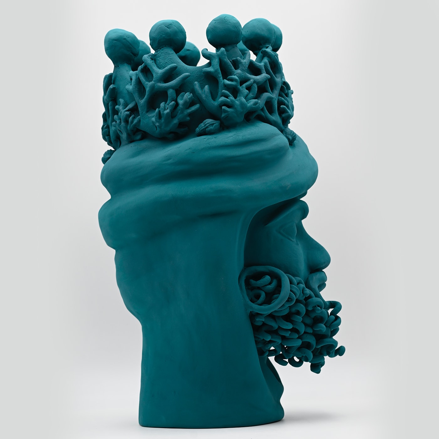 Sculpture Unique Tête De Maure