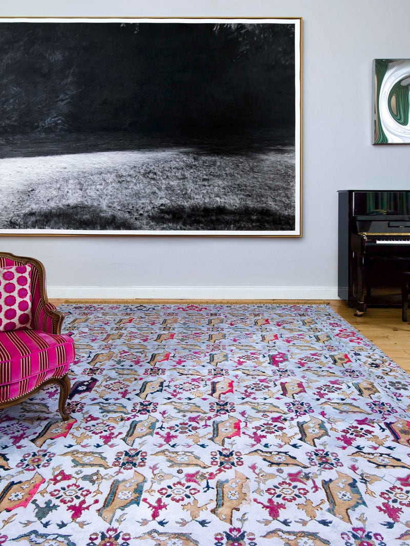 Tapis Oiseau Ouchak Inversé