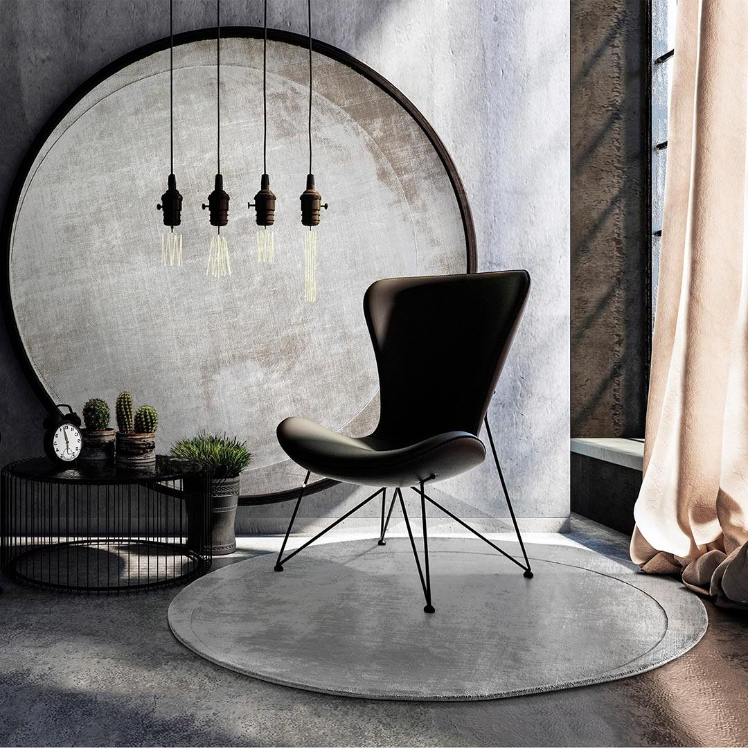Tapis rond Luna Sand