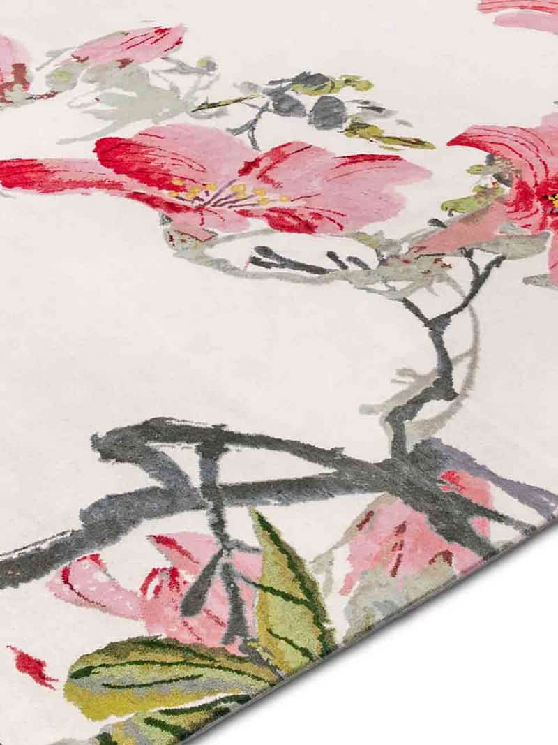 Tapis tissé main Mauve