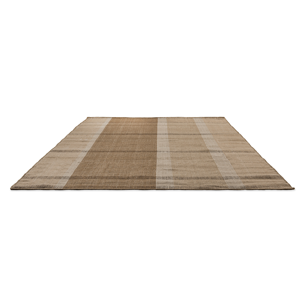 Tapis d’extérieur Zona Rayures Blocs Noix de Cajou