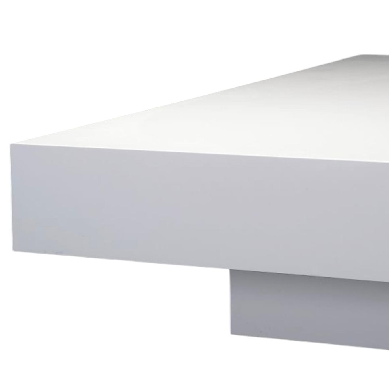 Table basse blanche Loft
