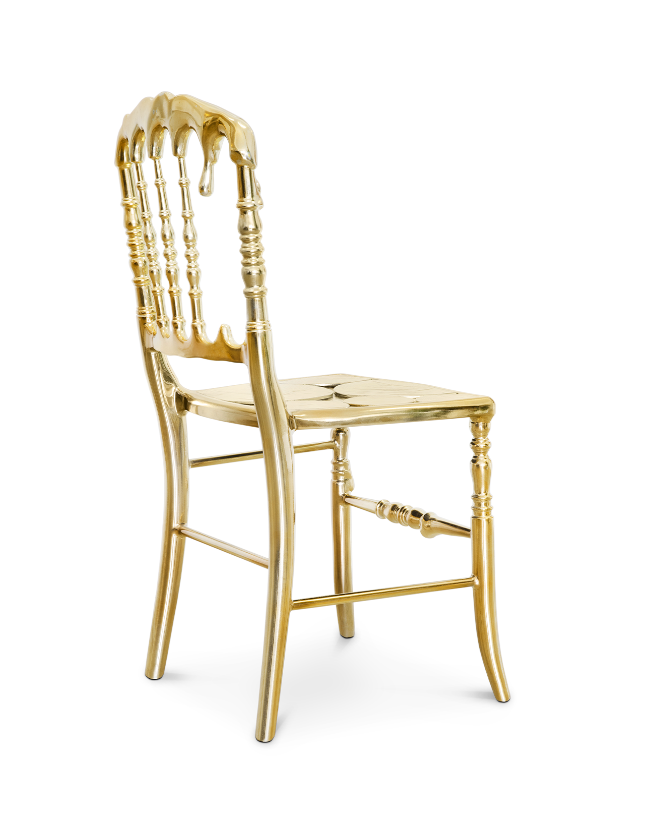 Chaise d’Accent Dorée Empyrean
