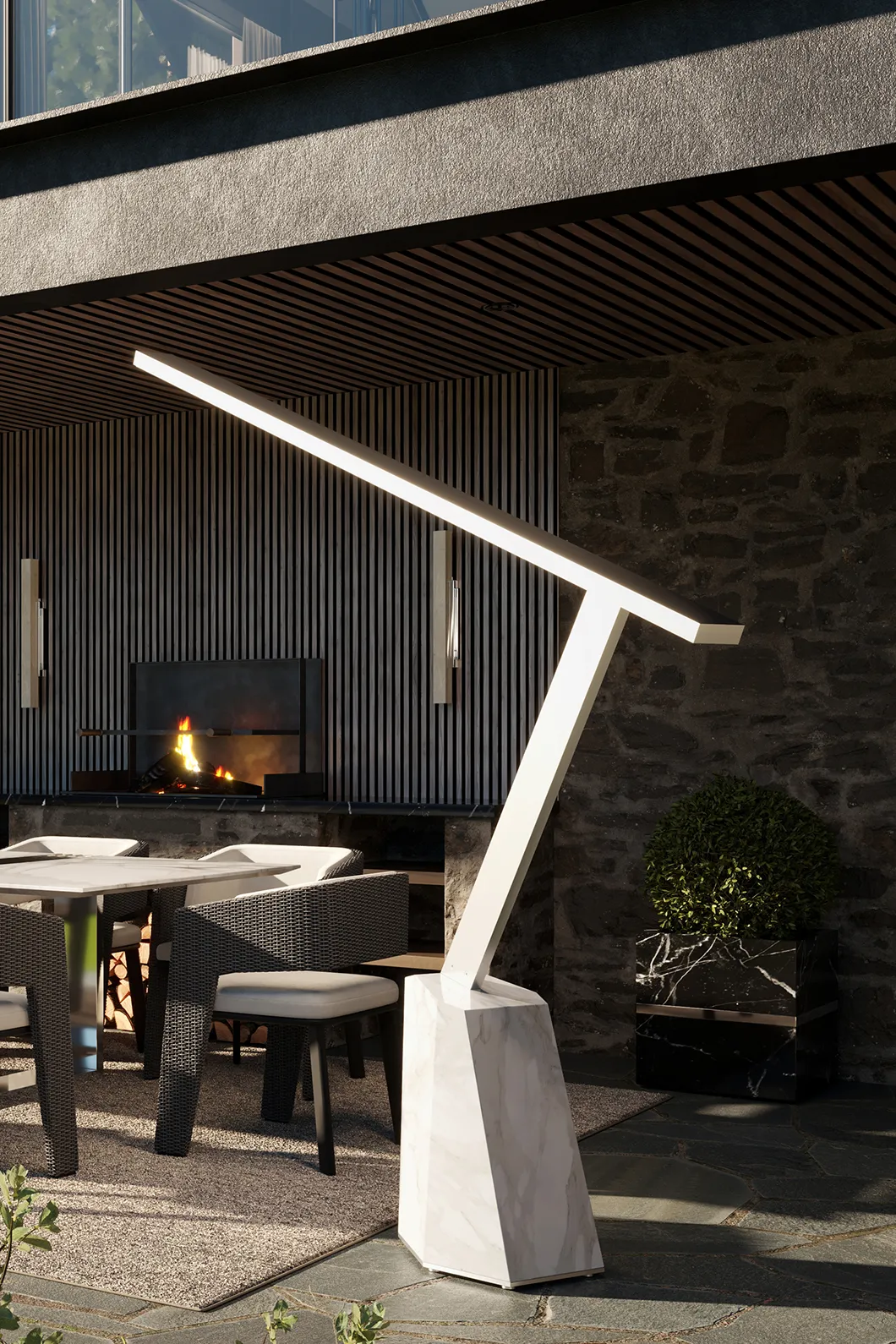 Lampadaire Extérieur Horizon