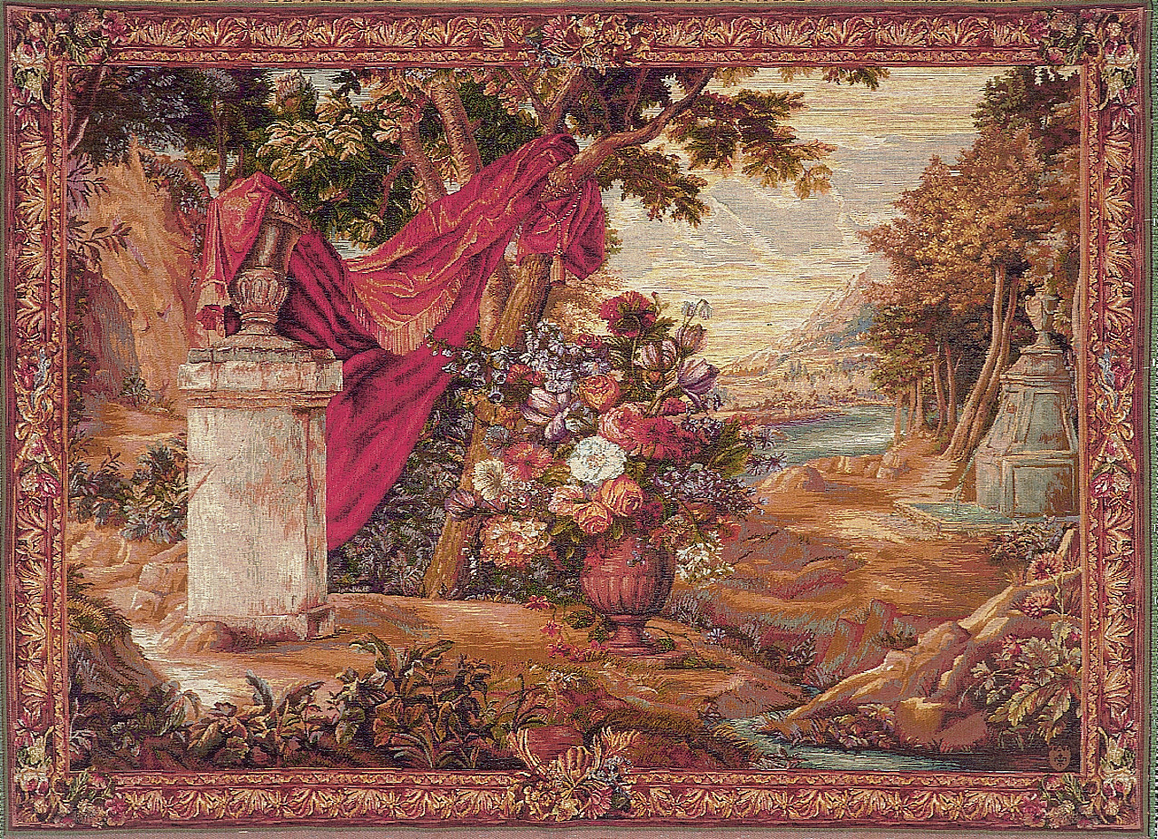 Tapisserie Bouquet avec Tissu