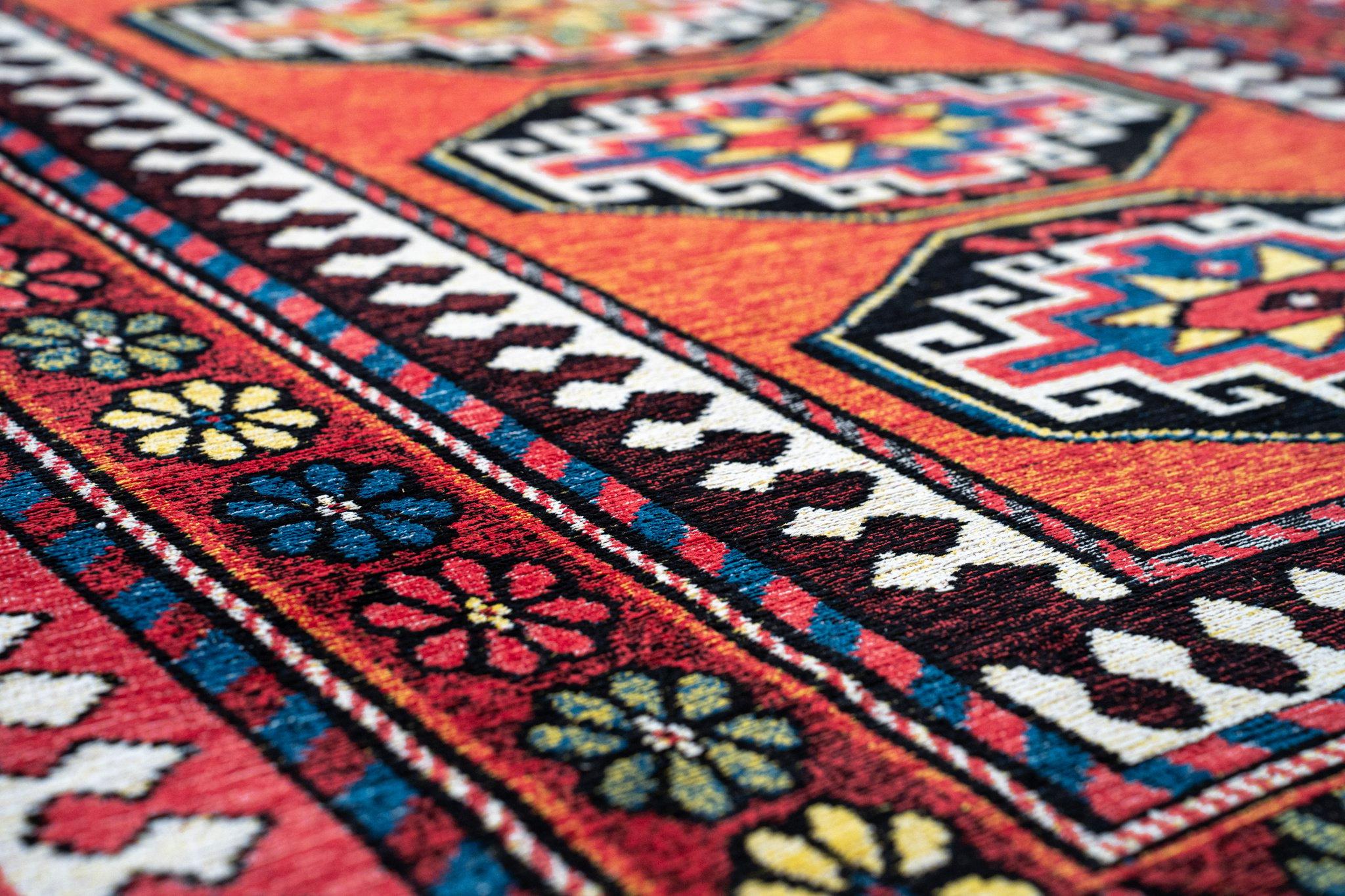 Tapis Antalia Mélange Rouge 9844