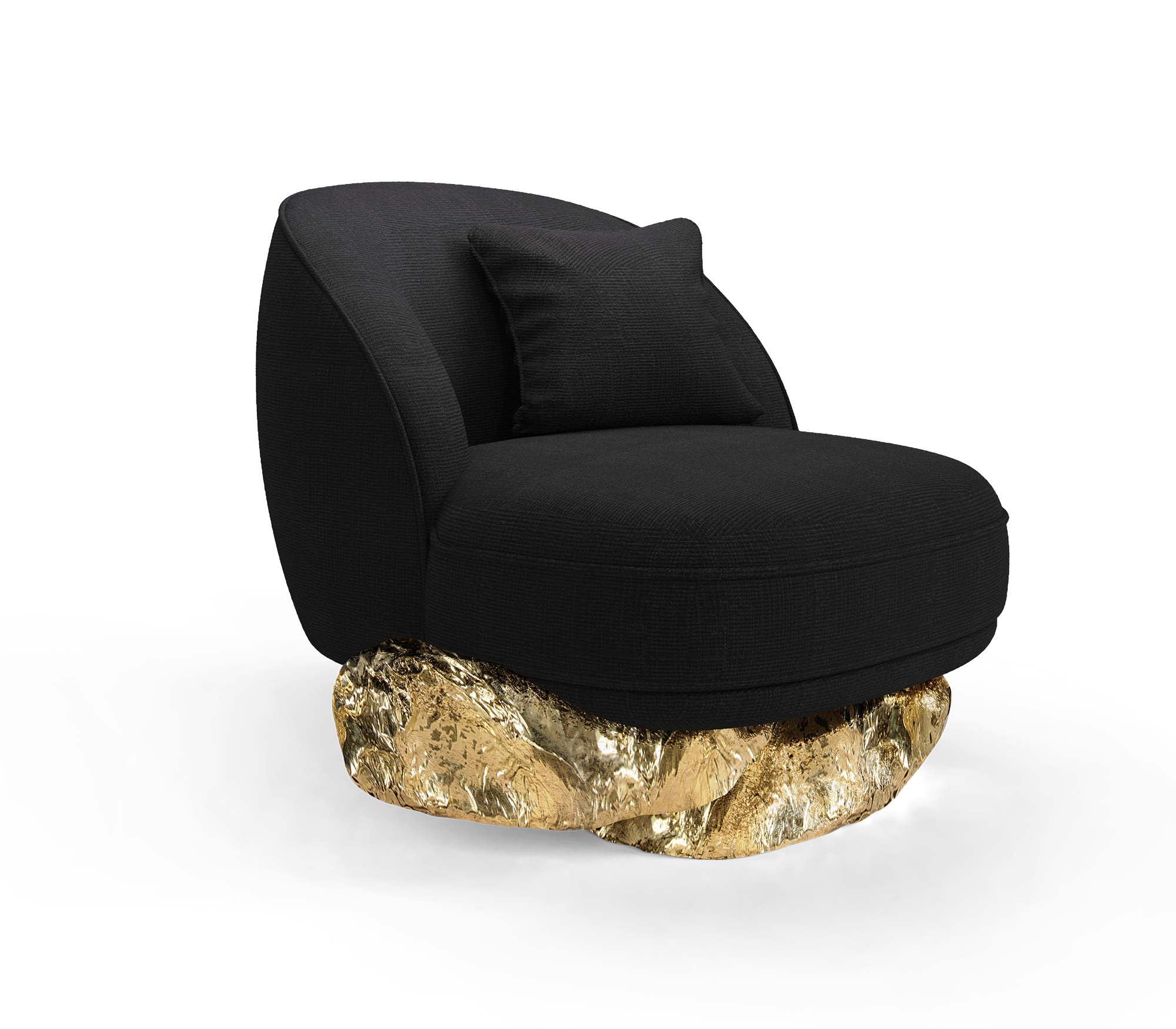 Fauteuil Angora Baltic Noir