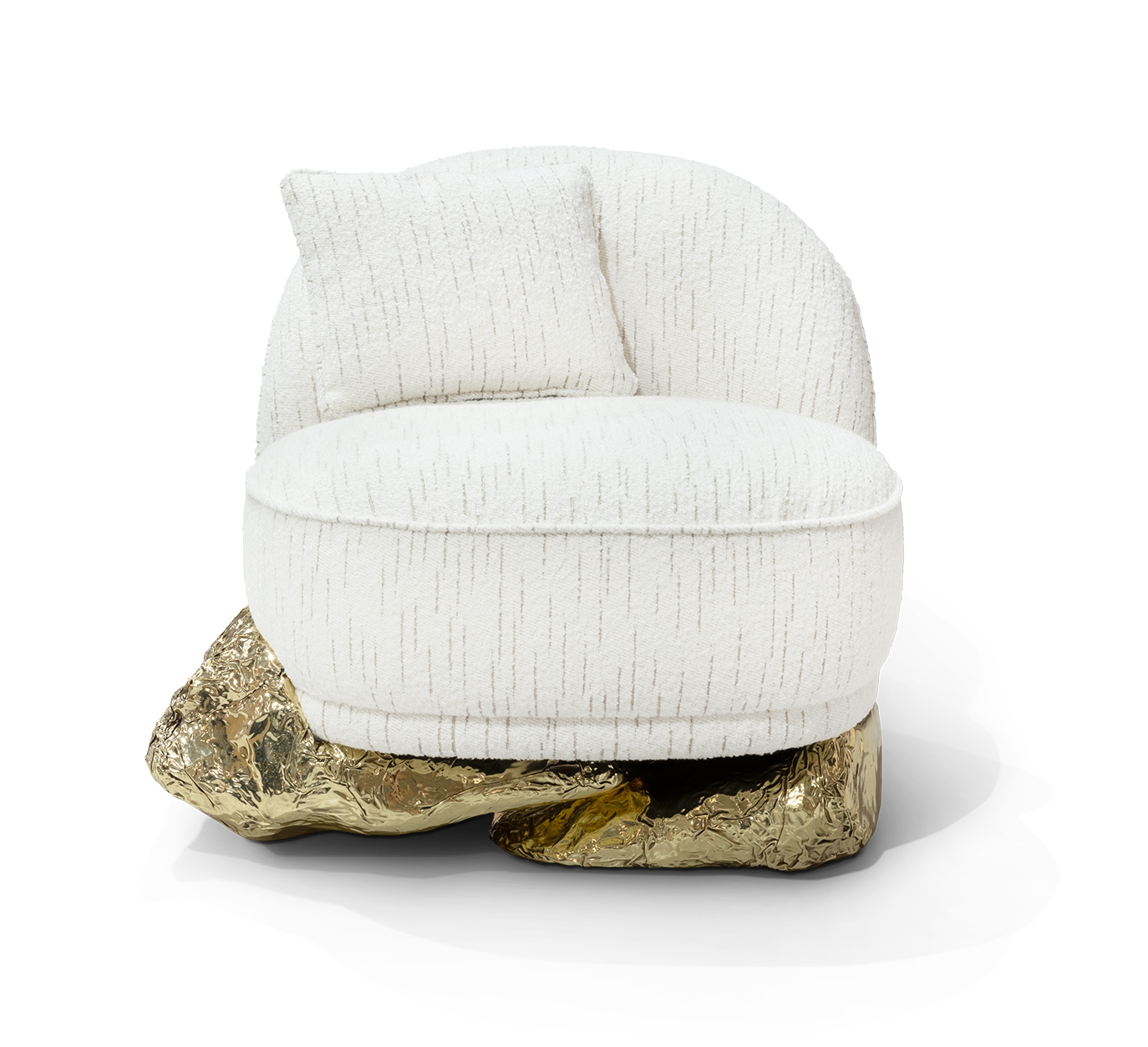 Fauteuil Angora Blanc