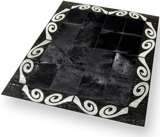 Tapis Noir & Argent