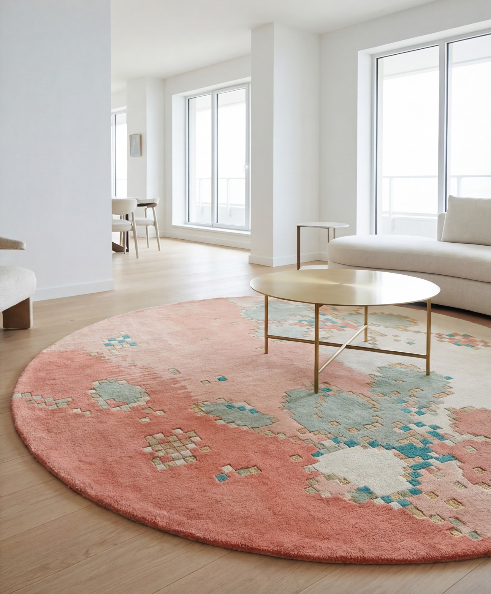 Tapis de luxe Coral Blossom