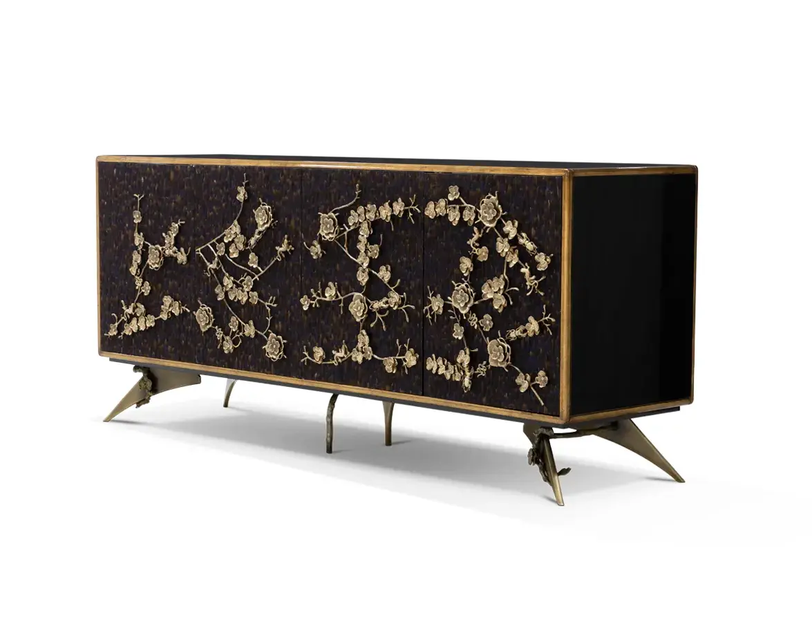 Cabinet Plume de Paon Violette Spellbound