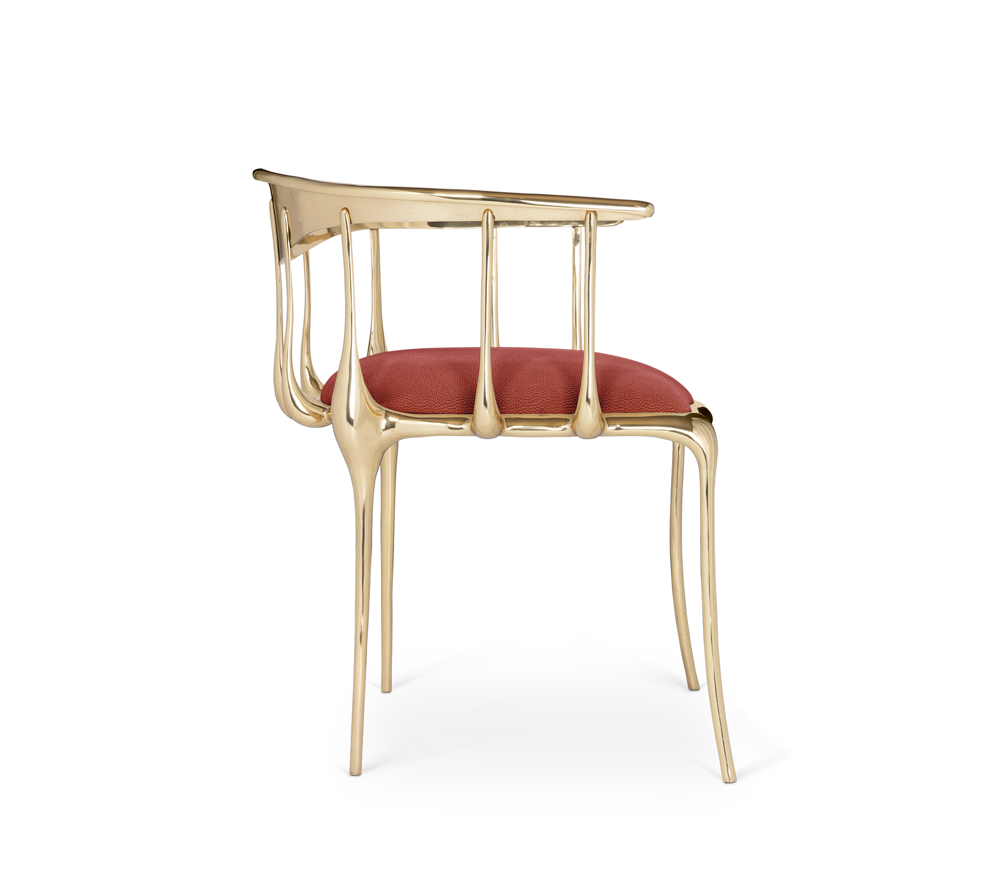 Chaise Luxe Bordeaux