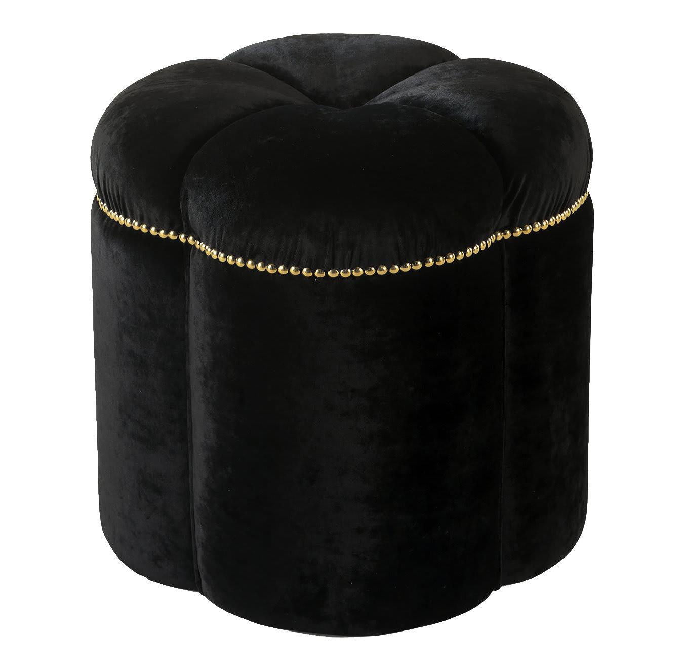 Pouf Ophelia noir