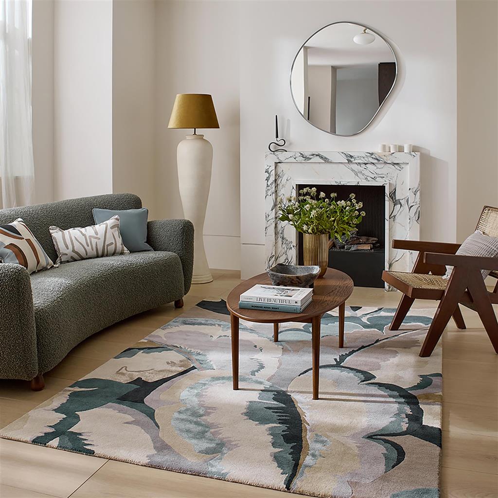 Tapis Calathea Shiitaké/Bois Sauvage