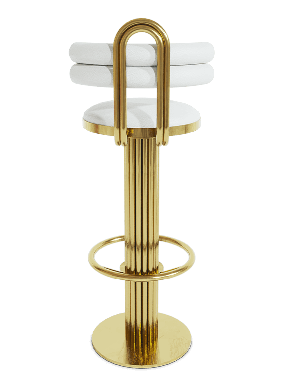 Tabouret de Bar Kelly Demi-Lune Tabouret de Bar Kelly Demi-Lune