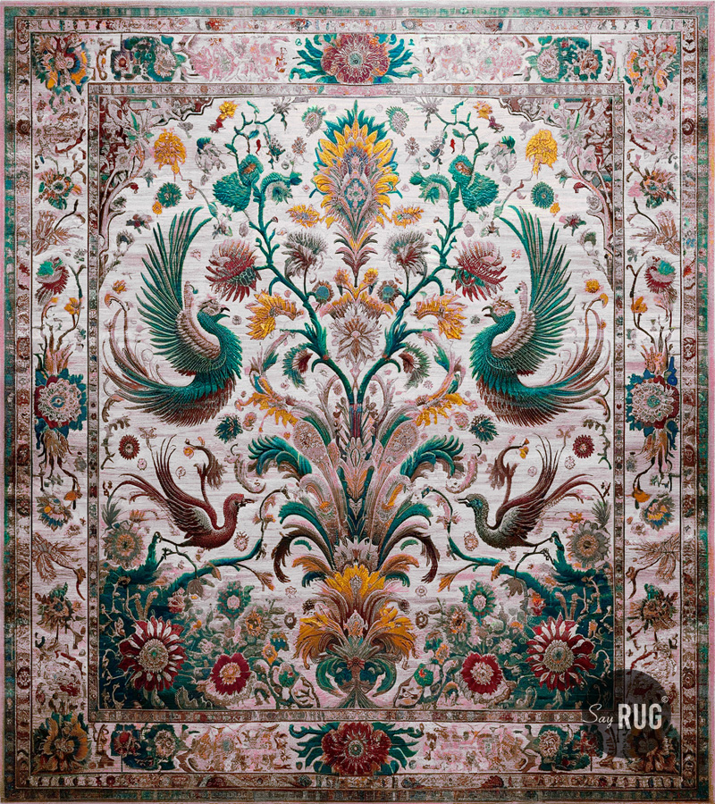 Tapis Paradise Garden Vert