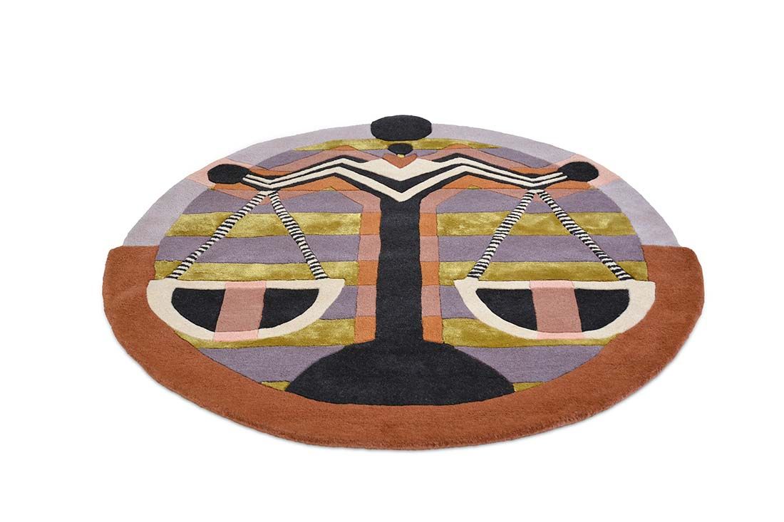 Tapis Rond Zodiac Balance Cercle 161705