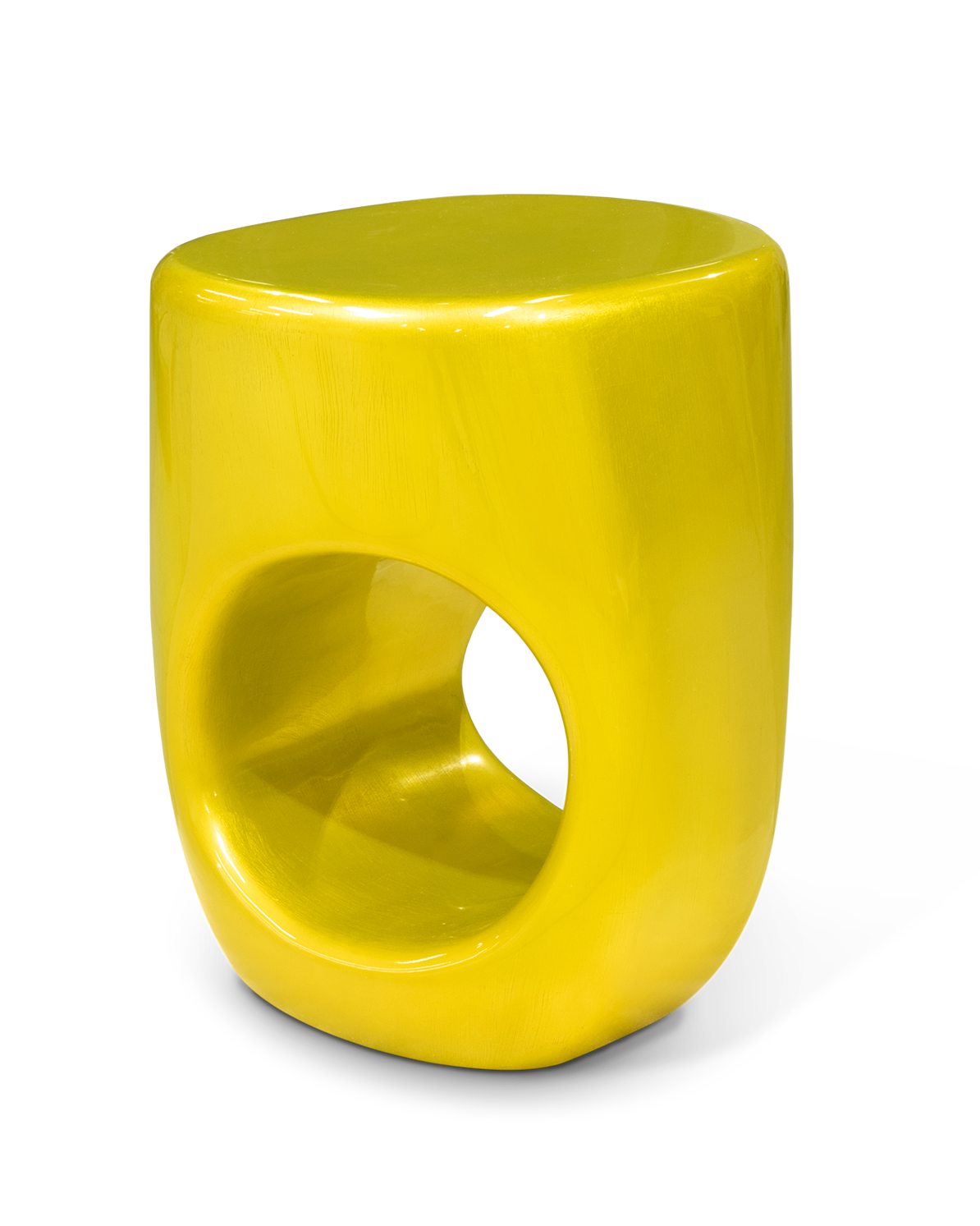 Tabouret Tectonique Citrine