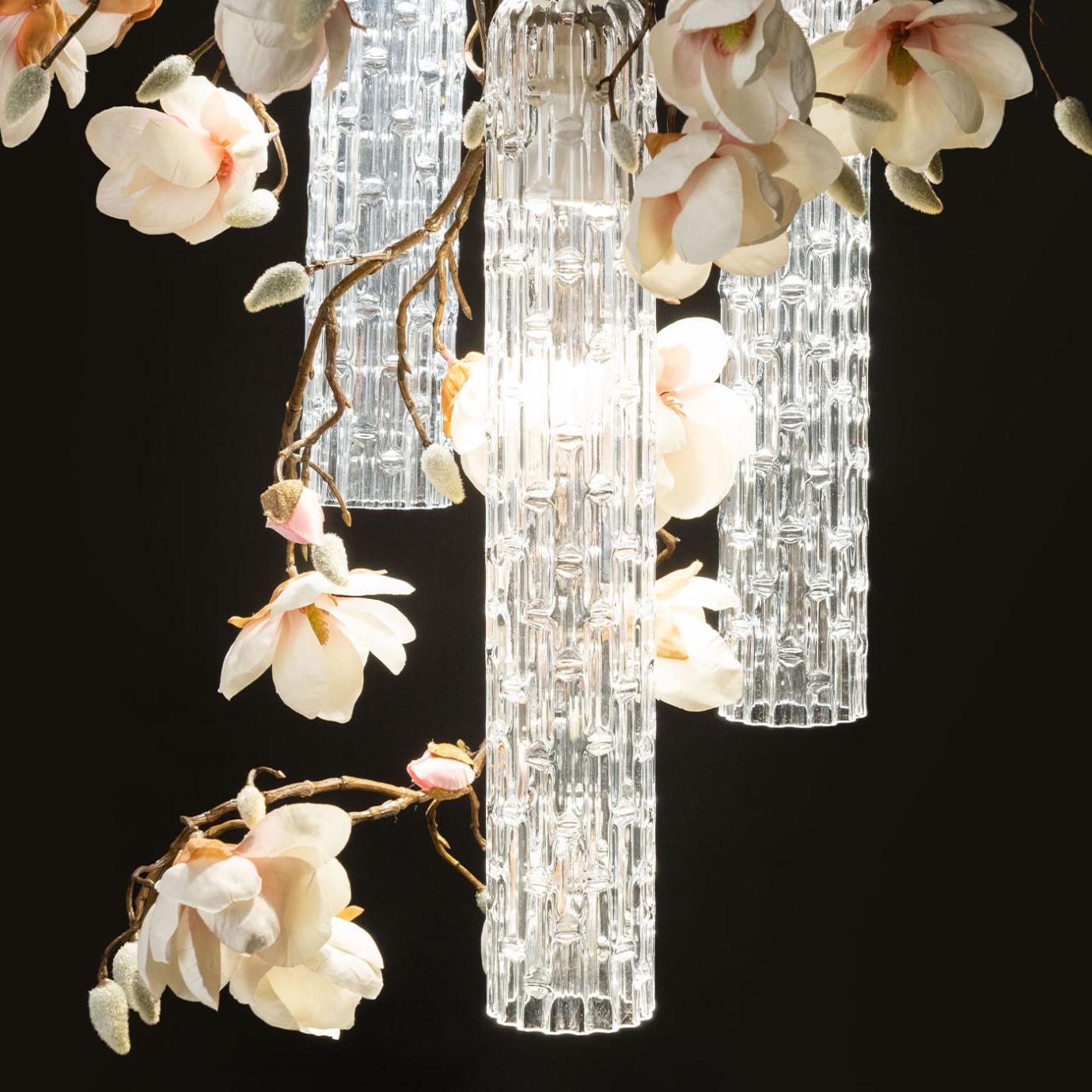 Petit lustre blanc Magnolia