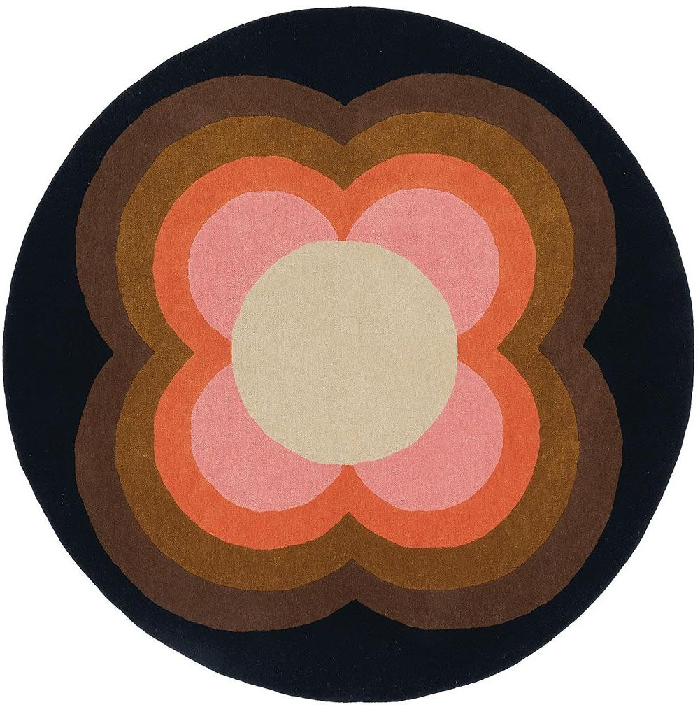 Tapis Rond Sunflower Rose 060005