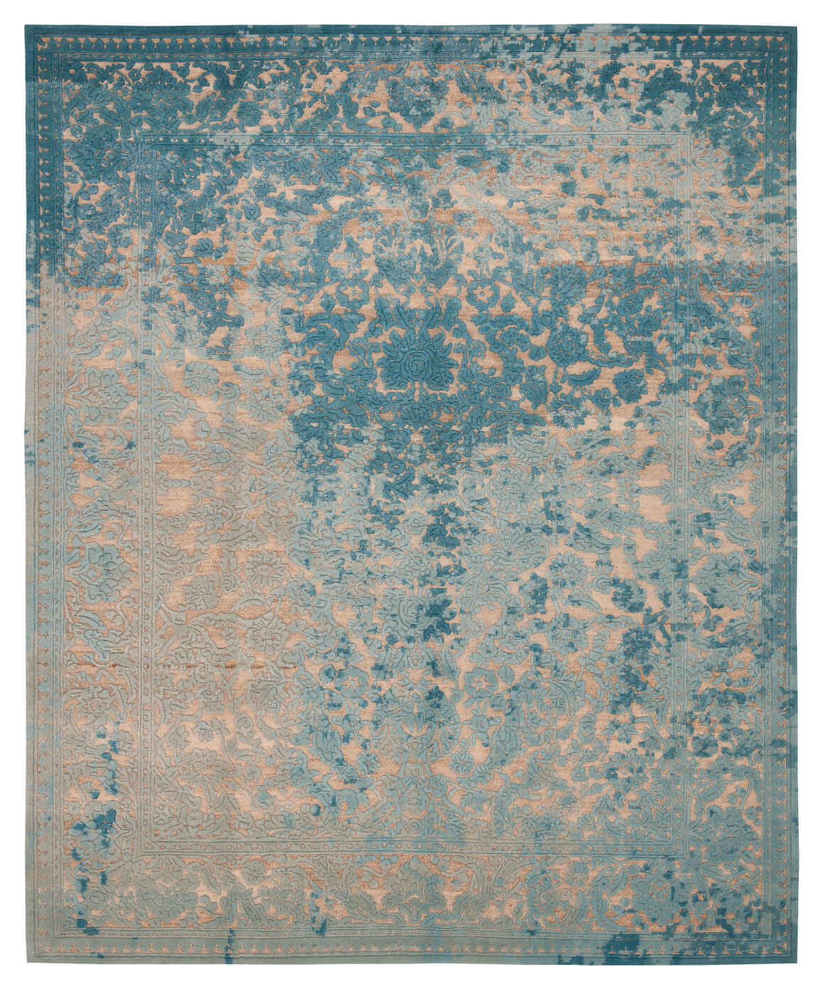 Tapis Mauro Angaa Bleu Gris