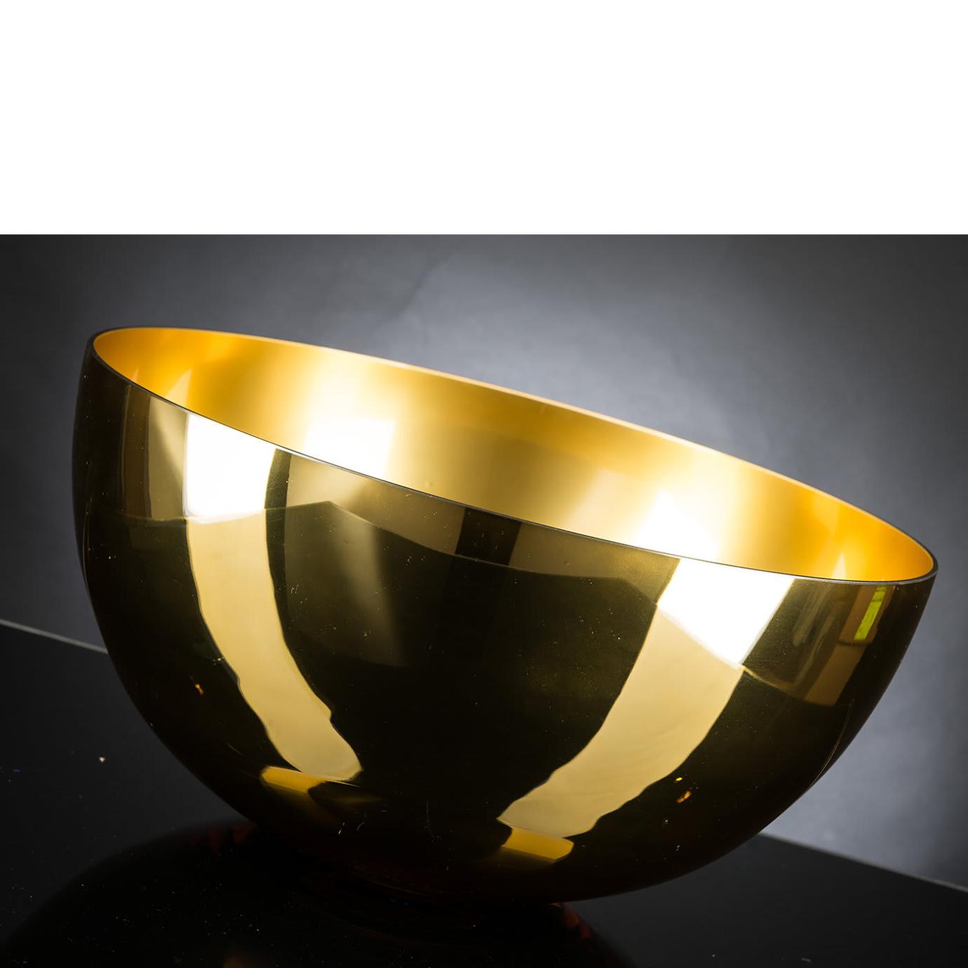 Coupe décorative dorée