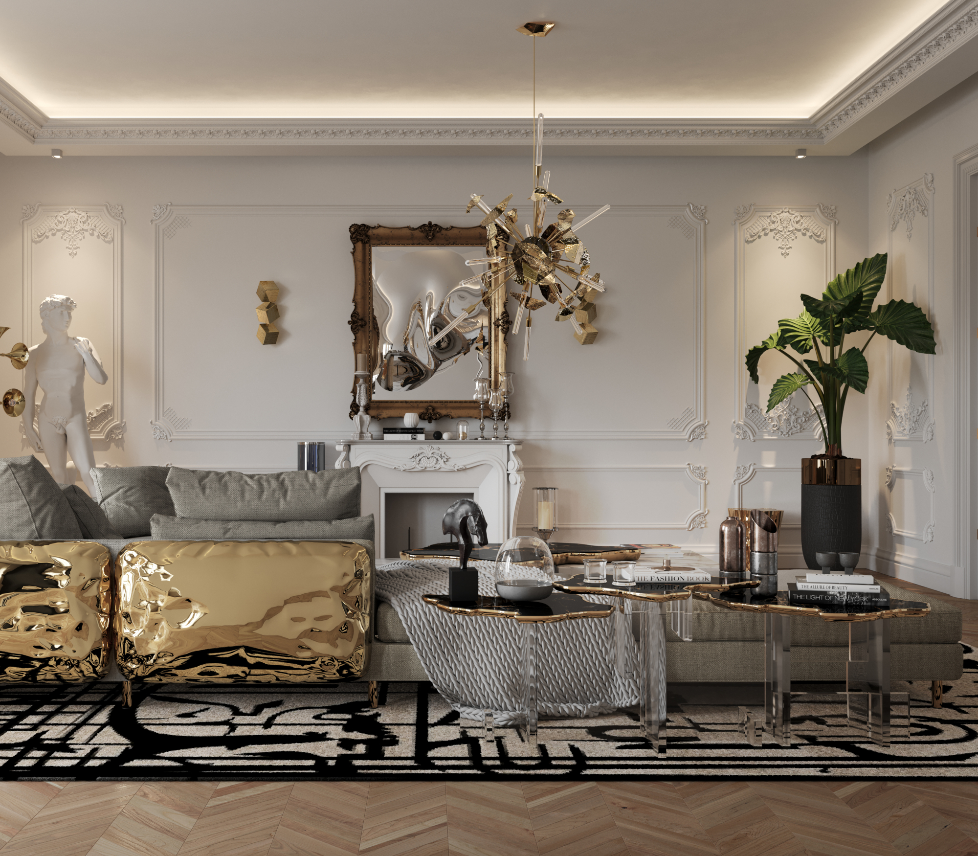 Table d’Appoint XL Obsidienne Nero