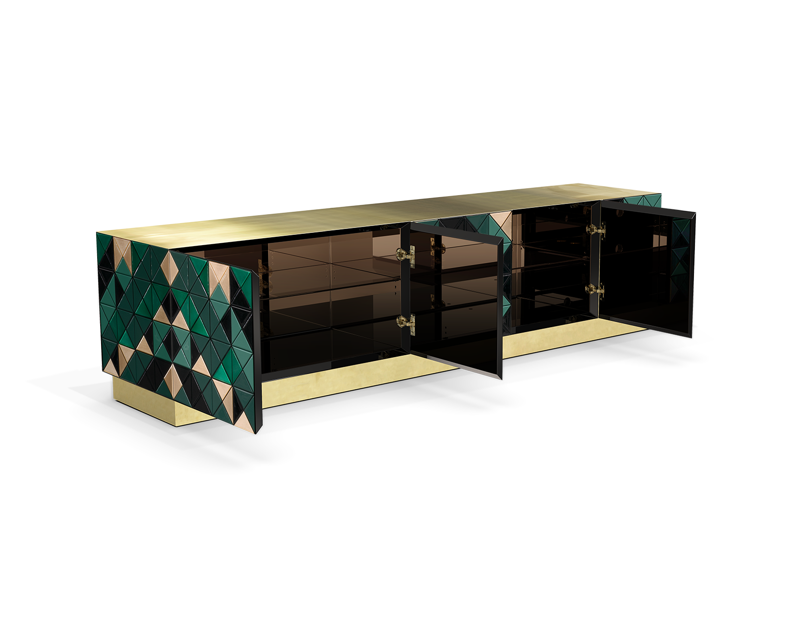 Meuble TV Vert Mosaic