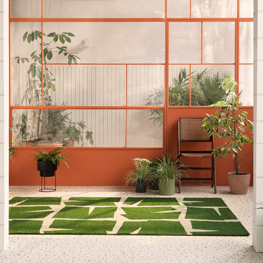 Tapis Moqui Vert Extérieur | Taille: 200 x 280 cm