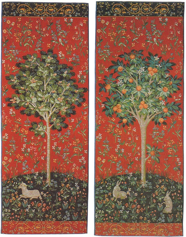 Ensemble de 2 Tapisseries : Arbre