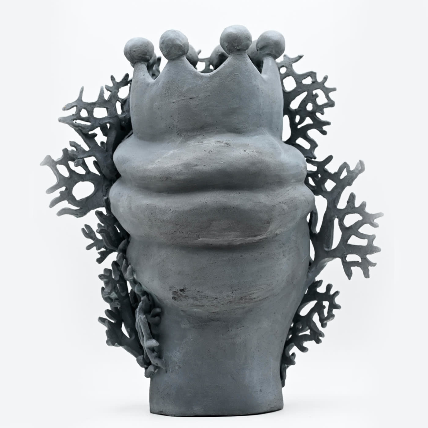 Sculpture Tête De Maure Corail