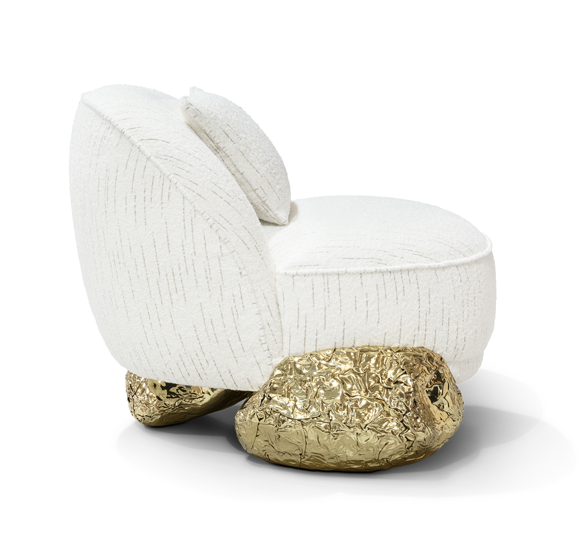 Fauteuil Angora Blanc