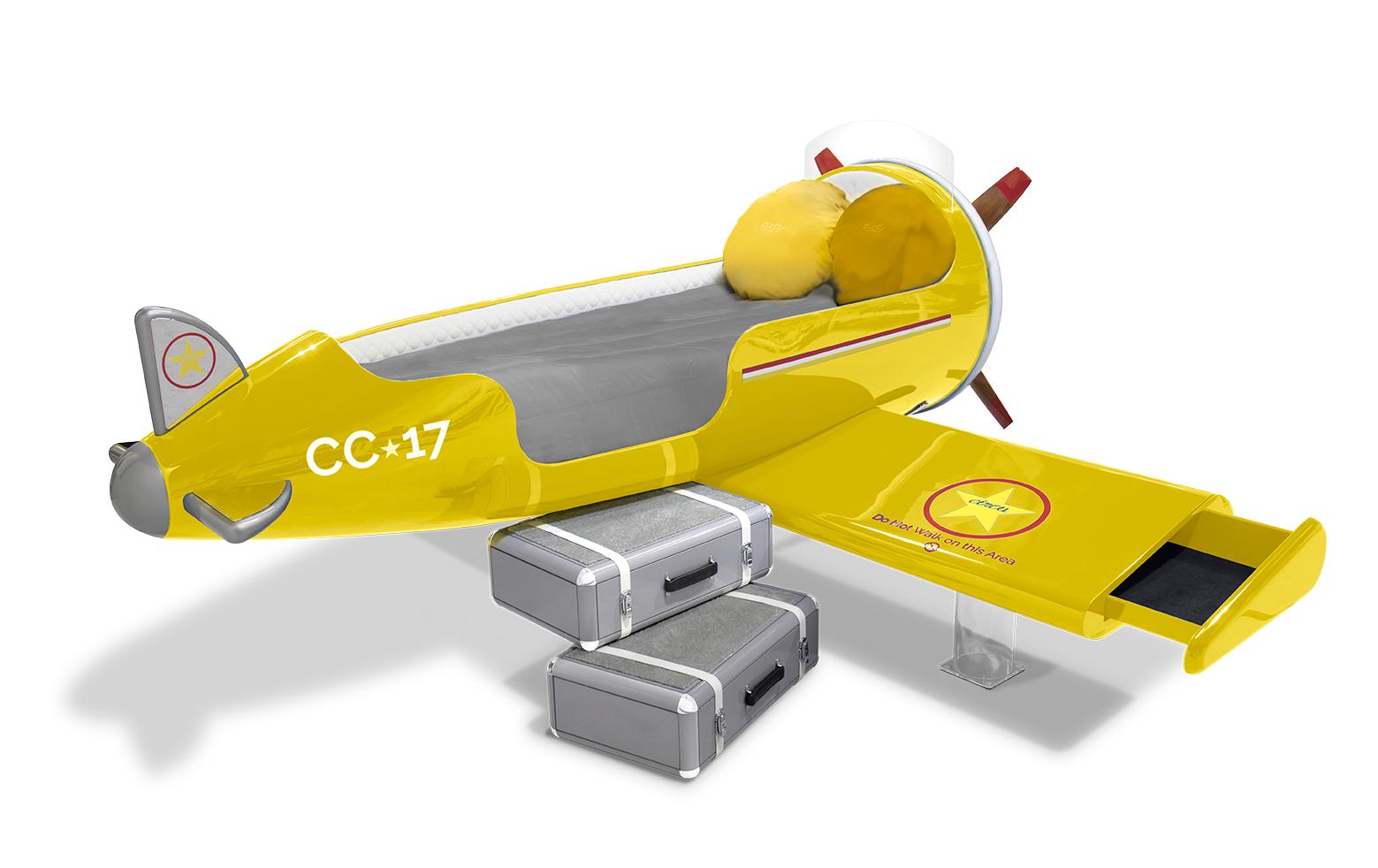 Lit enfant Sky One Plane
