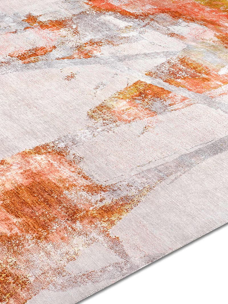 Tapis Arizona No. 04 Original sur Gris Clair | Taille: 274 x 365 cm