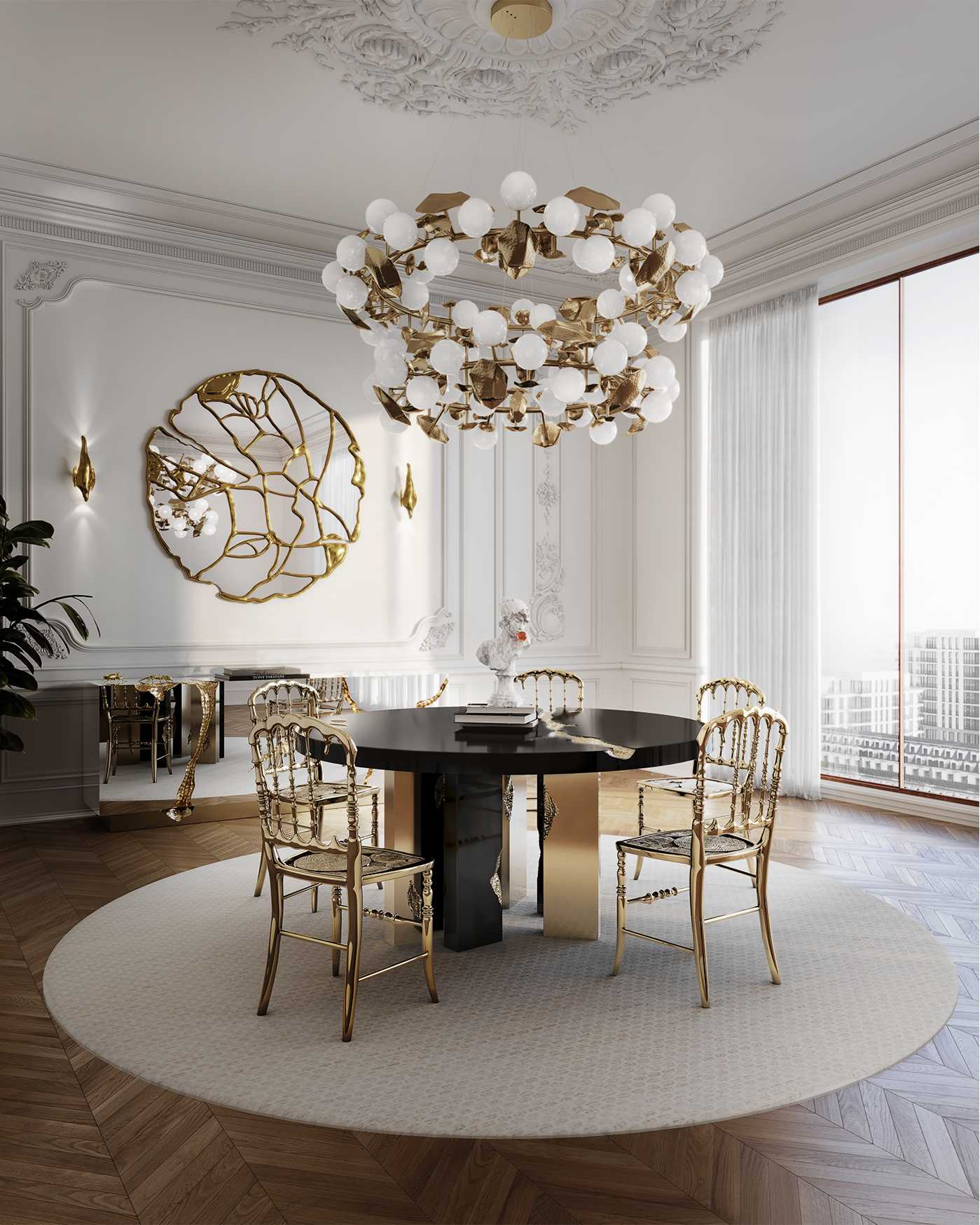 Table Ronde Dominion Noire