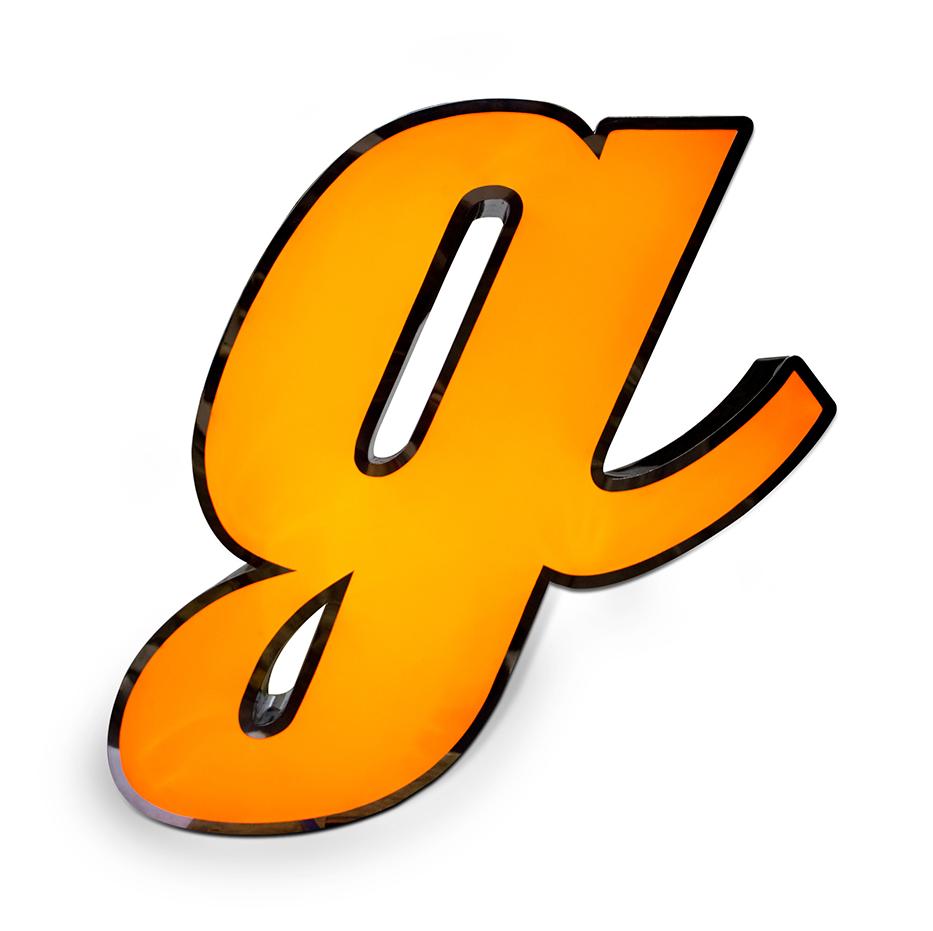 Lettre Lumineuse Glowing G