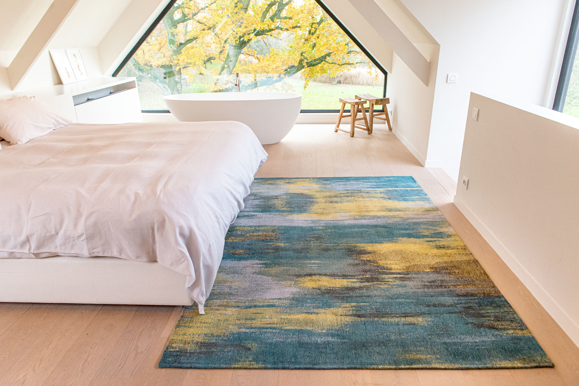 Tapis Nymphea Blue | Taille: 200 x 280 cm