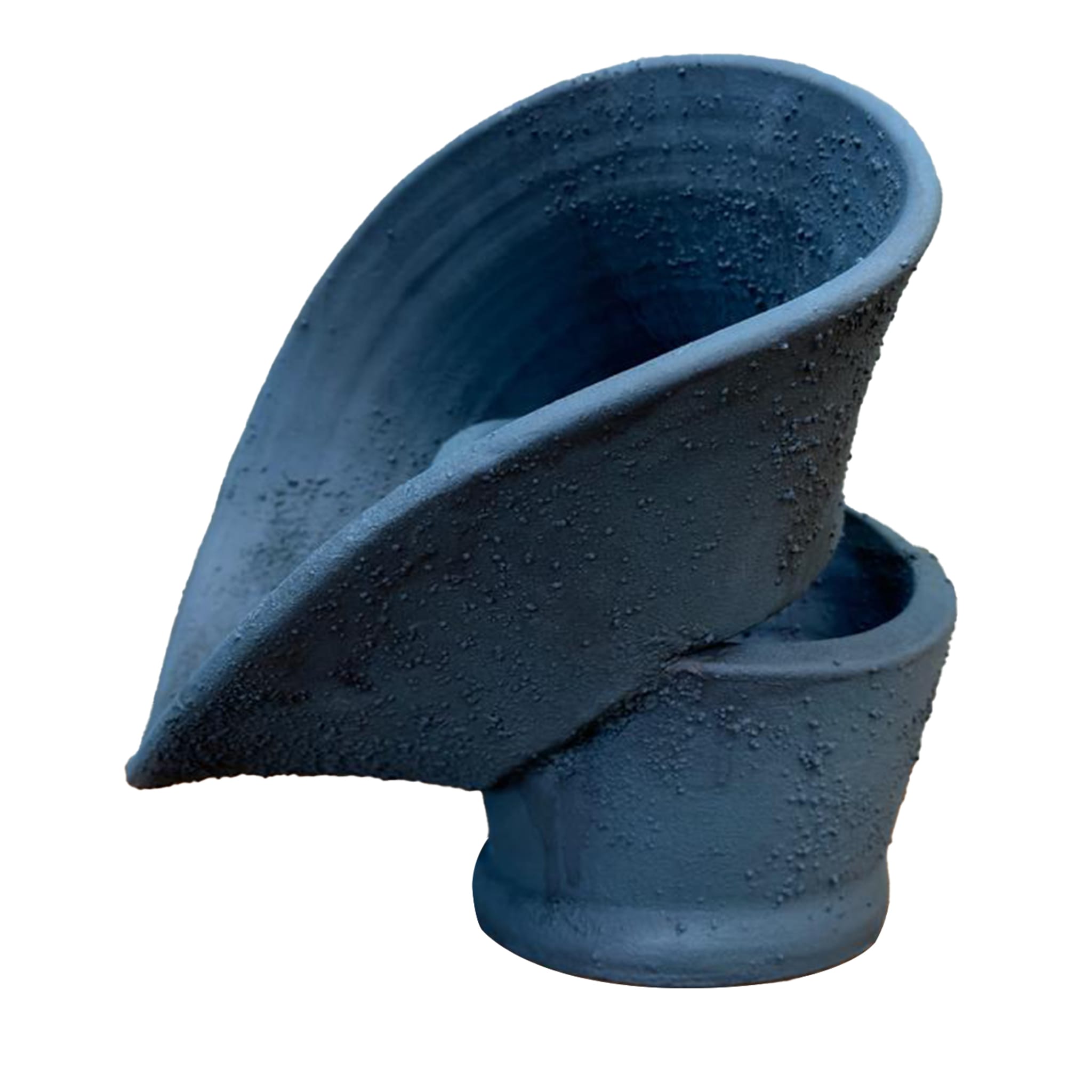 Vase Bleu Marine Fait Main
