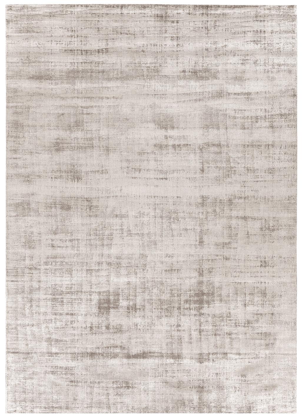 Tapis en Soie de Banane Gris Perle