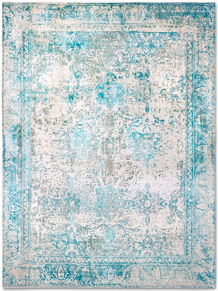 Tapis fait main de luxe Zero Pile