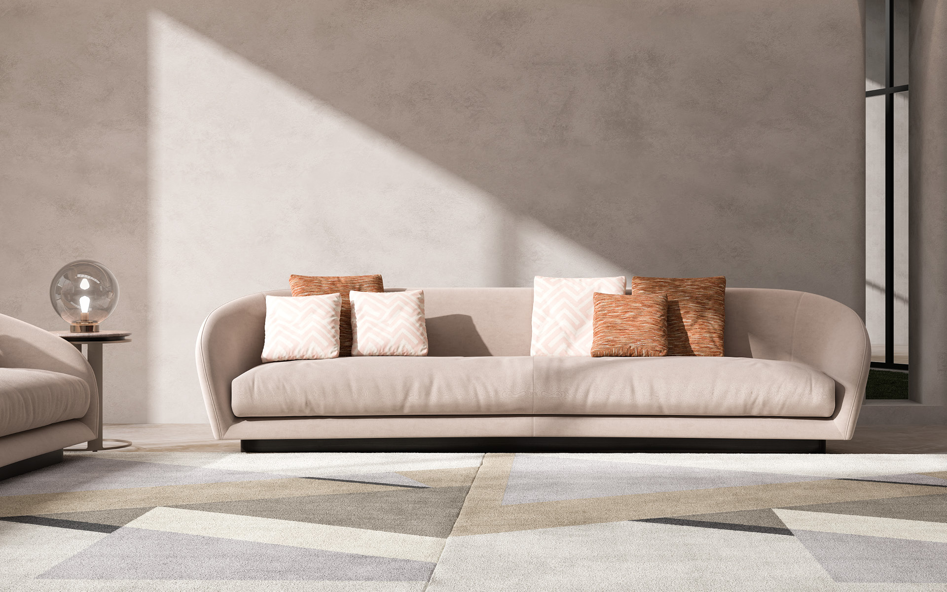 Canapé Italien Downtown | Dimensions: L 200 cm