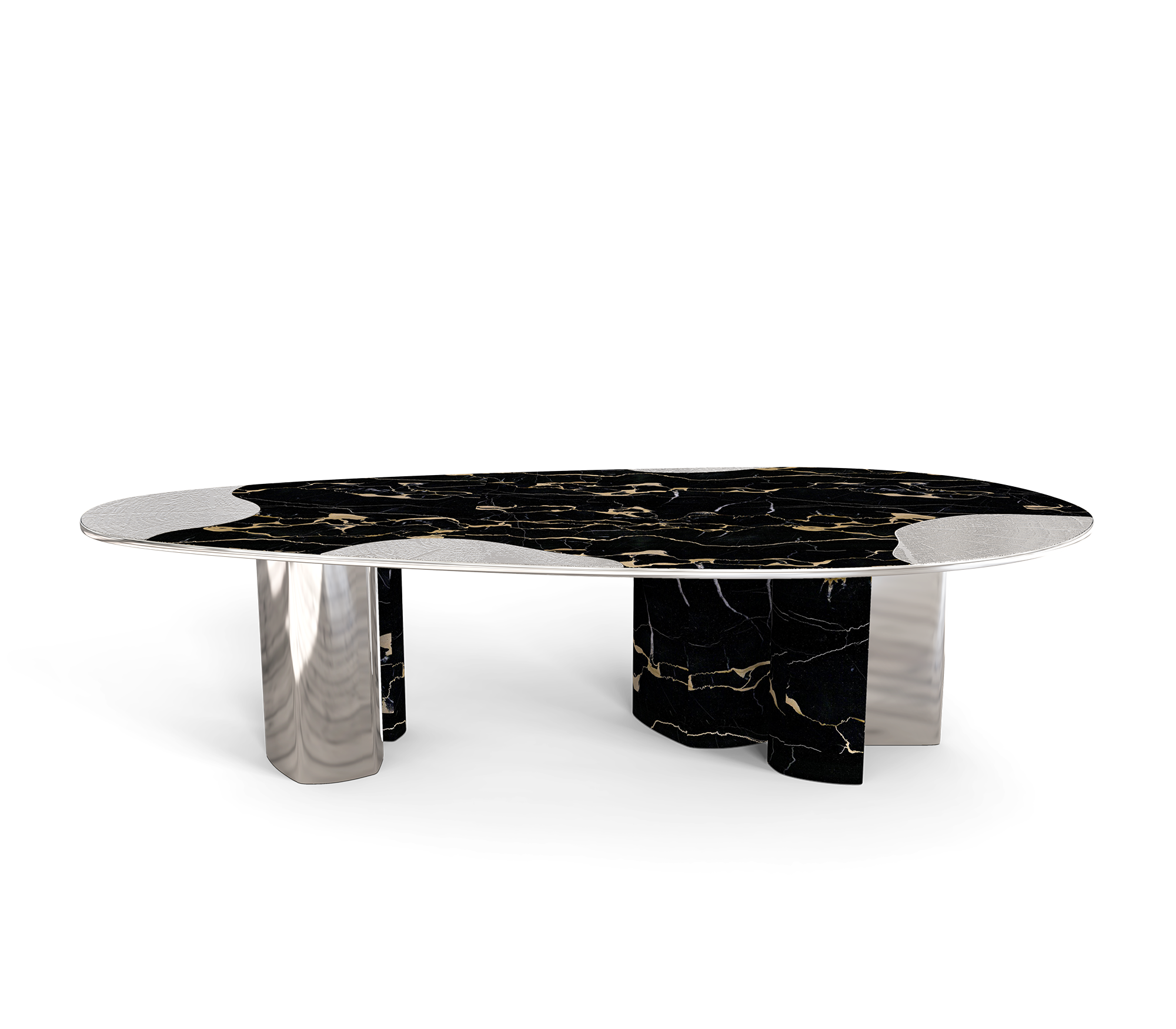 Table Athena Portoro & Argent